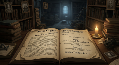 어두운 조명이 깔린 방 안에는 오래된