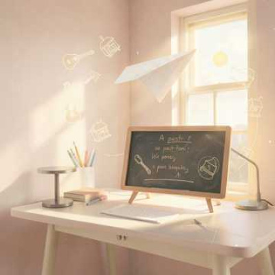 종이비행기 편지